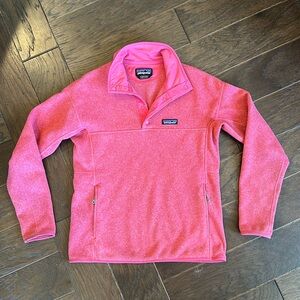 Patagonia Pink Snap-T Fleece Pullover